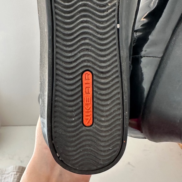 Cole Haan Melanie Waterproof Knee High Black Patent Leather Boots - Picture 6 of 7